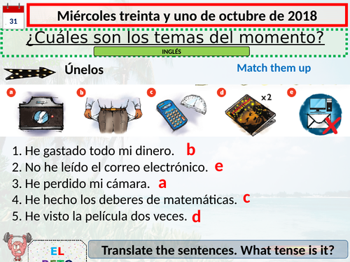 Temas del momento, module 4, viva