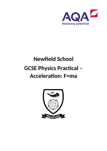 GCSE P5 F=ma acceleration required practical
