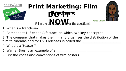 Eduqas GCSE Marketing - Film Posters