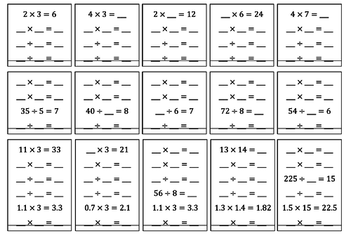 Commutative properties with Multiplication and division. | Teaching