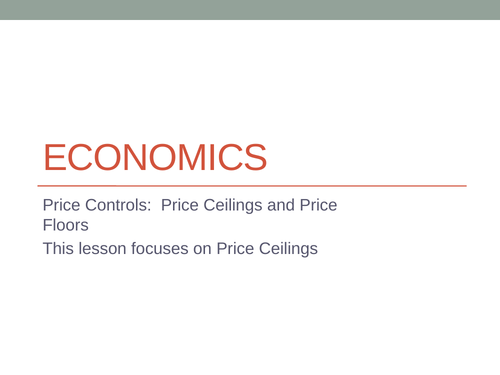 Price Ceiling Powerpoint