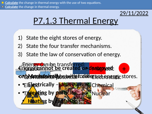 GCSE Physics: Work Done, Kinetic and Thermal Energy