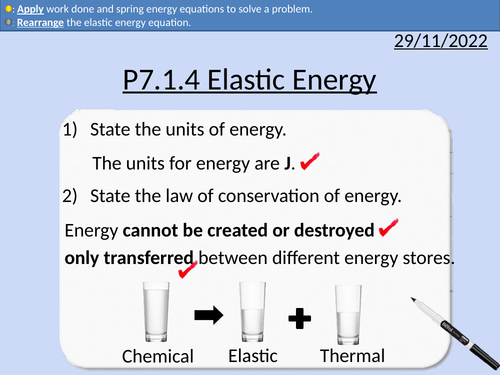 GCSE Physics: Work Done and Elastic Energy