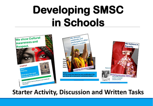 Tolerance, Diversity, Equality and Rights: Developing SMSC in Schools 2018