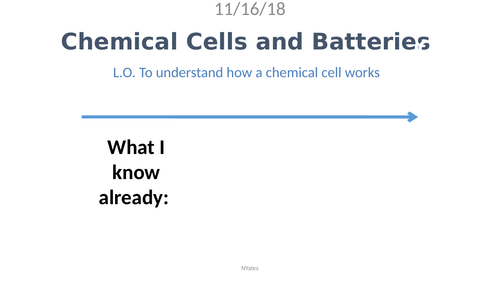C7.5 Chemical Cells and Batteries