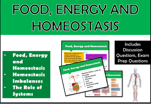 Food, Energy and Homeostasis (Unit of Work)