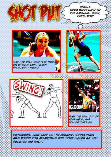 Differentiated Shot Put Reciprocal Sheets