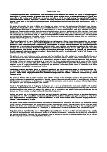 Critical Views of Othello