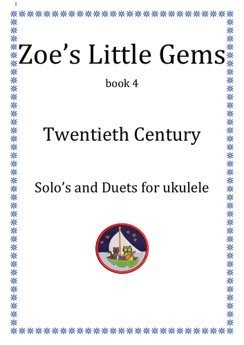 Twentieth Century  Solo’s and Duets for ukulele