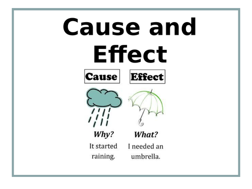 Cause & Effect PowerPoint | Teaching Resources