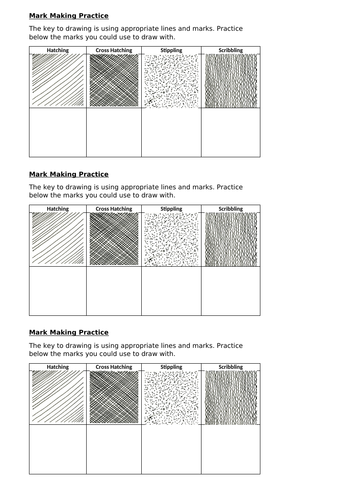 'Do No' Practice Sheets - Ar & Design - Key Skills - Drawing | Teaching ...