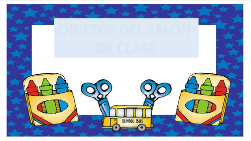 Objetos del salón de clase