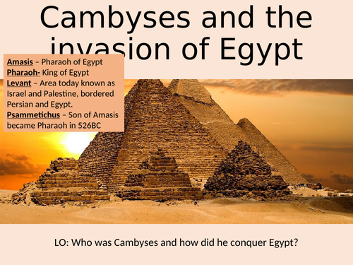 Cambyses II the Invasion of Egypt and the Apis Bull