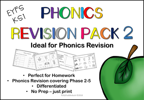 Phonics Workbook 2 for Early Years and Key Stage 1