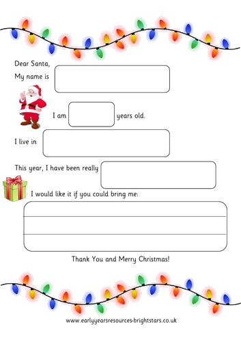 Letter to Santa