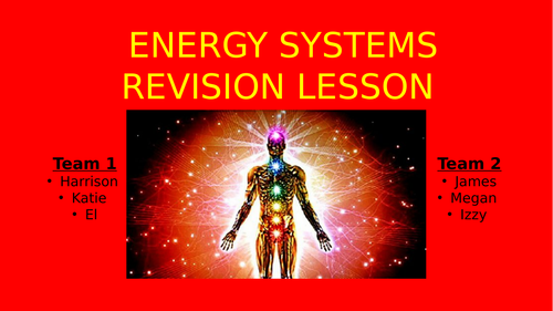 OCR A Level PE- Energy Systems Revision Lesson