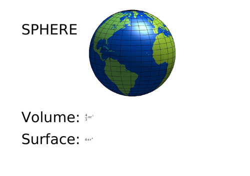 Volume & Surface Area