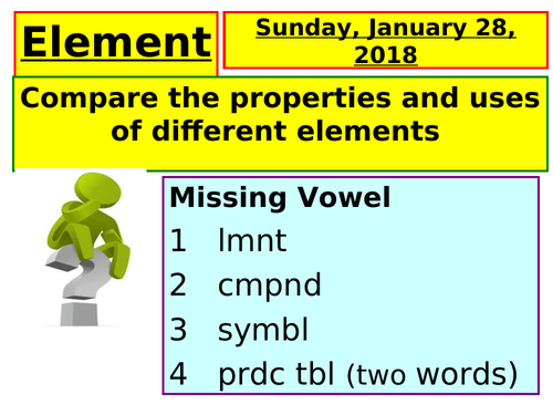 Elements KS3 Year 7