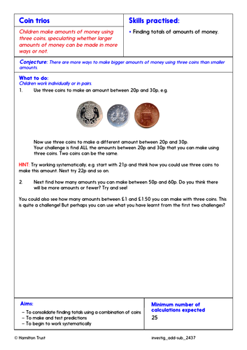 money problem solving questions year 2