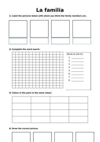 Languages KS3 - Create your own booklet