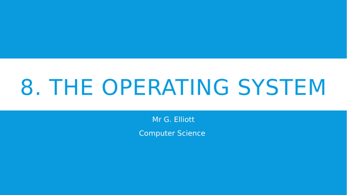 The Operating System (A-Level Computer Science)