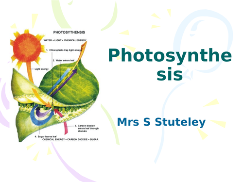 Photosynthesis PowerPoint for OCR A Level Biology
