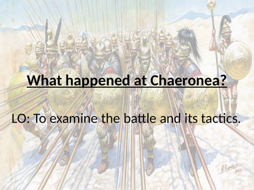 OCR Ancient History, Alexander the Great: Charonea