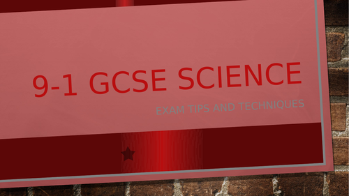 Exam techniques in science (biology focused) for new 9-1 GCSE Edexcel