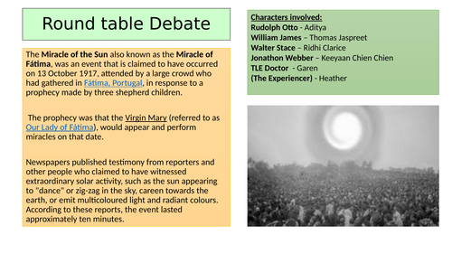 Religious Experience - Alternative Naturalistic Explanations