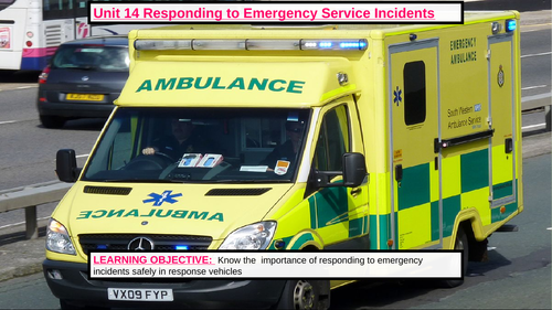 Responding to an emergency incident (Public Services L3 unit)