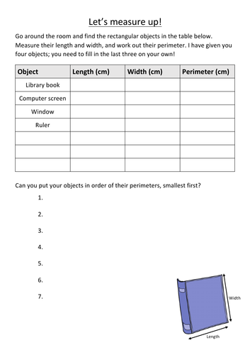 KS2/3 - Measuring and Perimeter