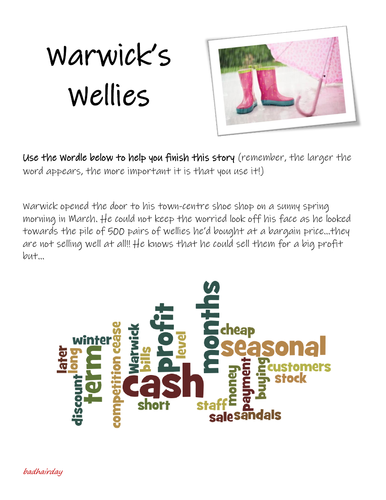CASHFLOW - Warwick's Wellies