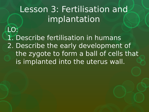 Human Reproduction full topic: