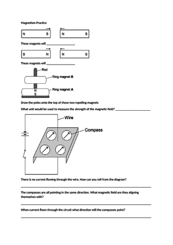 AQA 9-1 Magnetism practice