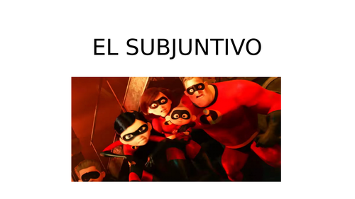 present subjunctive, formation and uses