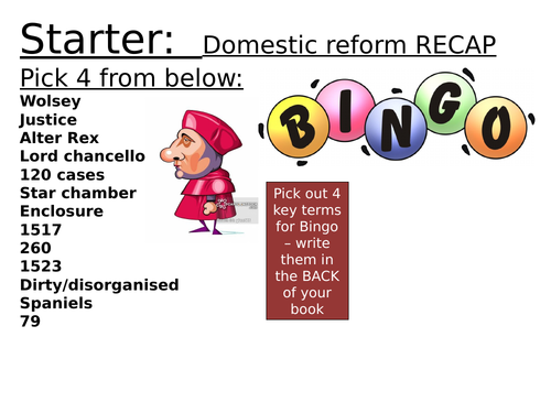 Amicable Grant Edexcel GCSE Henry VIII