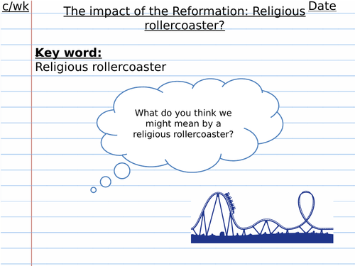 Impact of Reformation Henry VIII Edexcel