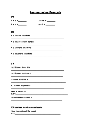 Les Magasins Francais