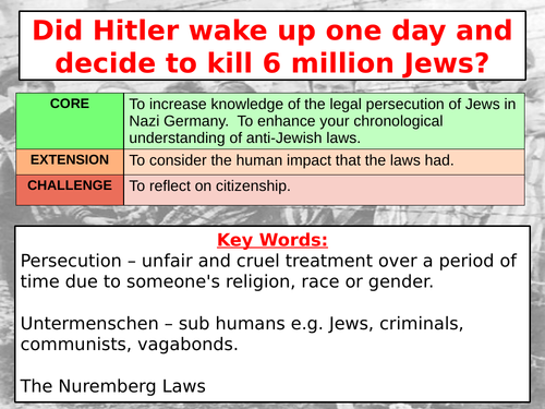 The Nuremberg Laws