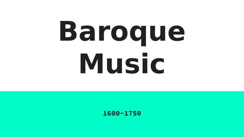 Baroque Music
