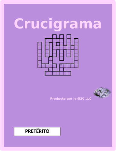 pret-rito-de-verbos-regulares-spanish-verbs-crossword-teaching-resources