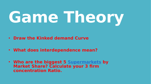 Game Theory