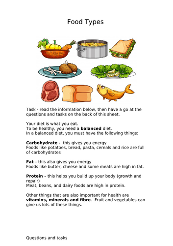 Food types