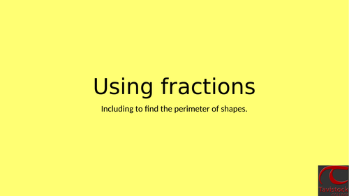 Mastery fractions - finding the perimeter of shapes with lengths that include fractions.