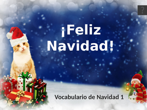 Spanish Christmas Vocabulary