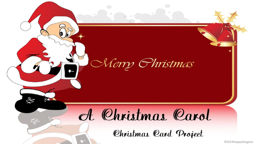 A Christmas Carol Christmas Card Project UK Version
