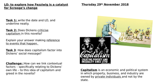 Fezziwig Stave 2 A Christmas Carol High level analysis AQA 9-1 2017