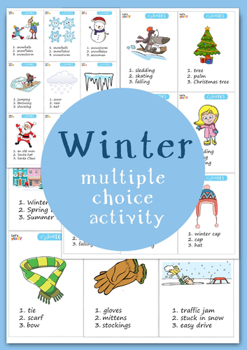 Winter multiple  choice  activity