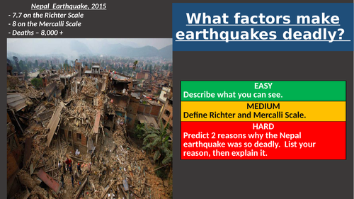 Earthquakes