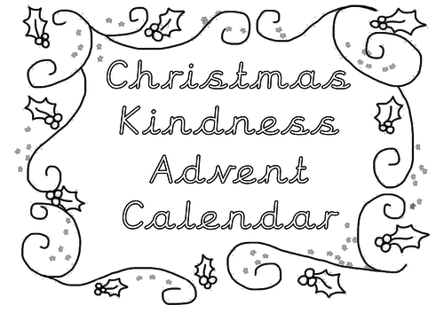 PSHE- Kindness advent calendar